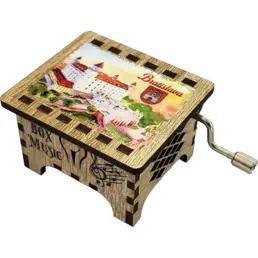 A unique and memorable souvenir music box for tourists from Bratislava