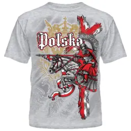 Koszulki bawełniane 150g Husaria Polska pamiątka