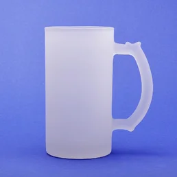 Frosted Glass Beer Steins 500ml for Wholesale Sublimation