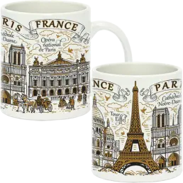 Tasse en céramique 320 ml CF-000 mug de Paris