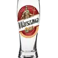 Стеклянный пивной бокал с печатью Варшава 330ml G-011