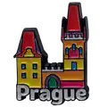 Kovový pin Praha CHK-ZN-001 – stylizovaná věž a nápis Prague, Suvenix, velkoobchod