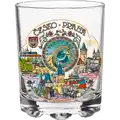 Sklenice na whisky Praha CHK-GG-003 – suvenýr s dekorem Staroměstského orloje, vyrobeno v Evropě, Suvenix, velkoobchod