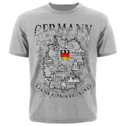 High-Quality Souvenir Cotton T-Shirts: Celebrating Landmarks of Germany cities