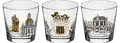 Cône en verre à shot 50 ml WG-013 souvenirs monuments de Dresde