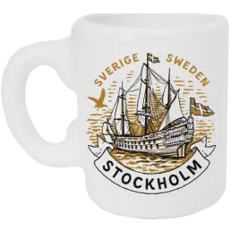 Aimant de réfrigérateur souvenir Mug (PN) Stockholm