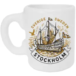 Aimant de réfrigérateur souvenir Mug (PN) Stockholm