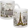 Tasses givrées 320 ml CP-000 souvenir parisien