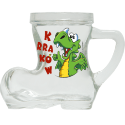 Kieliszki szklane w kształcie bucika 25ml WG-006 Smoczek Krakowski