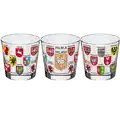 Kieliszki szklane 50ml WG-013 kalka 8 kolorów Herby województw Polski