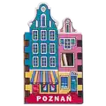 Magnes - zapałki w pudełku ze sklejki z nadrukiem (MC) Poznań kamieniczka
