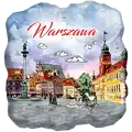 Magnes Kamień mały ceramika z nadrukiem (PP) Warszawa Plac Zamkowy