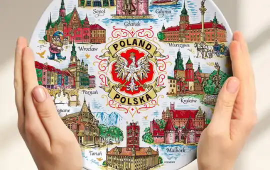 Dekoracyjne talerze ceramiczne - unikalne rękodzieło i pamiątki z Europy