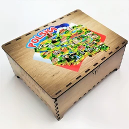 Puzzle dla dorosłych w drewnianym pudełku