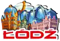 Drewniany magnes 3D Łódź z kolorowym nadrukiem charakterystycznych budynków miasta – nowoczesna pamiątka turystyczna i produkt na sprzedaż hurtową B2B, POL-DS-589.