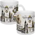 Kubek szroniony szklany 300ml (CP) upominek Kraków 
