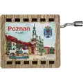Szeroki wybór pozytywek drewnianych z motywami Poznania.