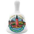 Klockformad kylskåpsmagnet i keramik (BN) Stockholm