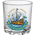Vodka shotglas segelfartyg VASA landmärke Stockholm 50ml WG-012