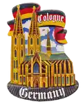Polimán impreso de recuerdo (PR) Catedral de Colonia