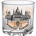 Verres à liqueur Gloria 50 ml WG-012 souvenirs Budapest Parlement Hongrois